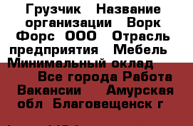 Грузчик › Название организации ­ Ворк Форс, ООО › Отрасль предприятия ­ Мебель › Минимальный оклад ­ 32 000 - Все города Работа » Вакансии   . Амурская обл.,Благовещенск г.